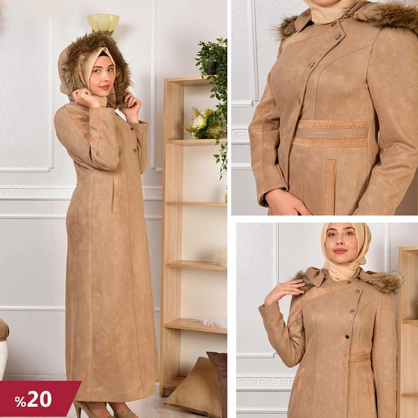 fleece jacket long coat wool & blends winter autumn fall apparel clothes