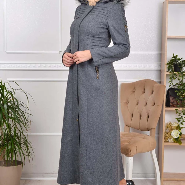 w109 fleece jacket long coat wool & blends winter autumn fall apparel clothes