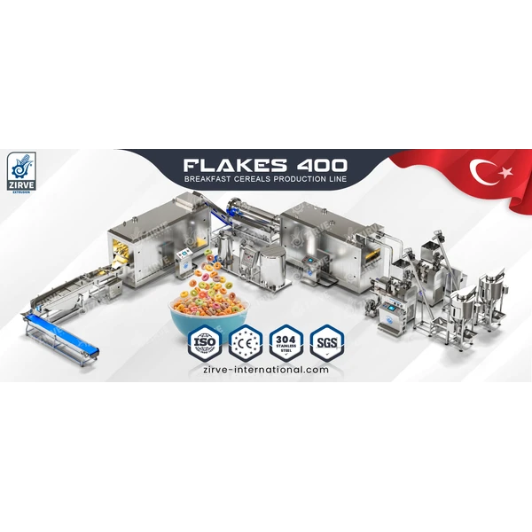 breakfast cereals production line flakes 400