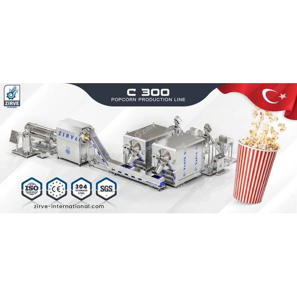 popcorn production line c300