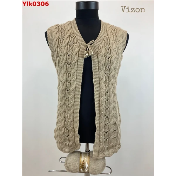 alize angora silvery vest