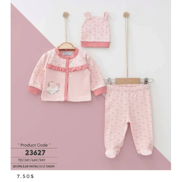newborn baby girl pajama set