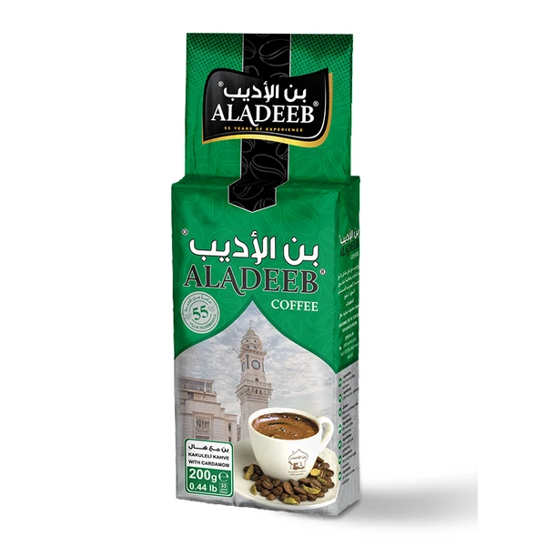 aladeeb coffee 200gr with cardamom