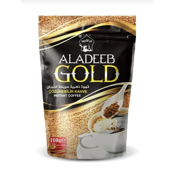 aladeeb gold  instant coffee  100gr