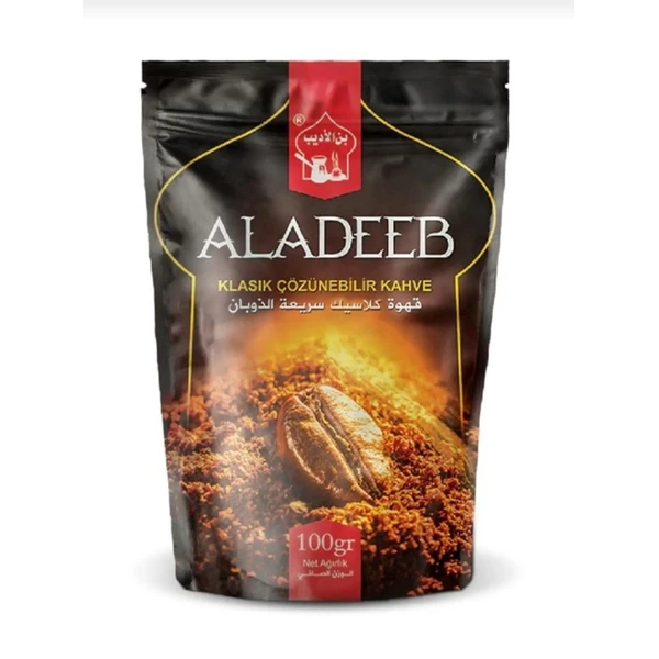 aladeeb classic instant coffee  100gr