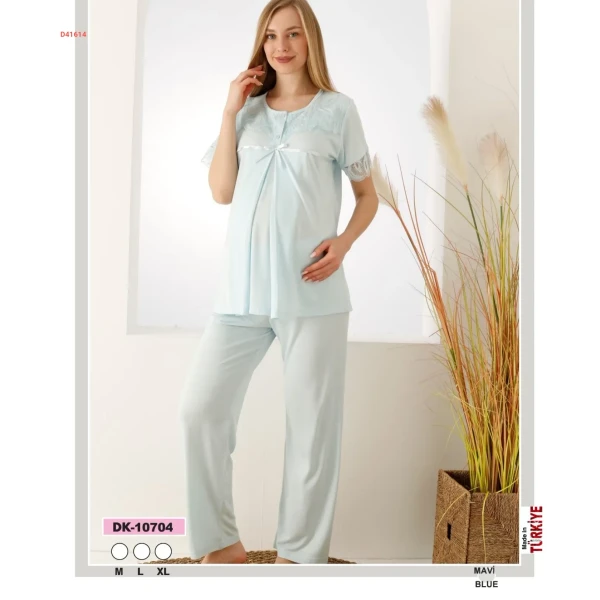 three-piece pregnant pajamas