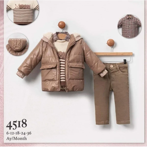 three-piece winter set for boys