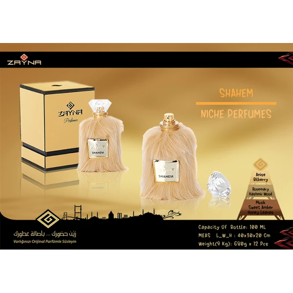 zayna shahem 100 ml niş parfüm with price 16 usd