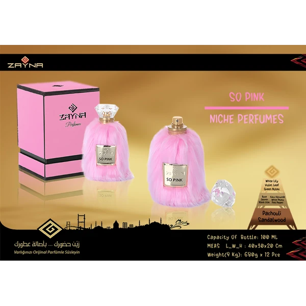 zayna so pink 100 ml niche perfume
