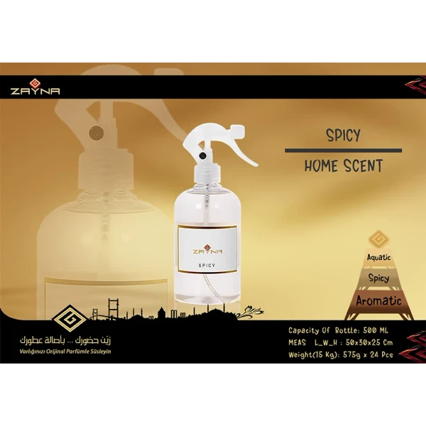 zayna spicy home scent 500 ml with price 2.5 usd