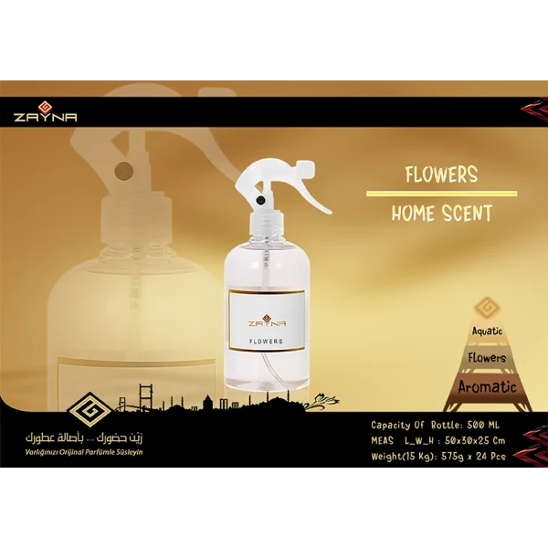 زينة Flowers معطر جو بخاخ 500 مل