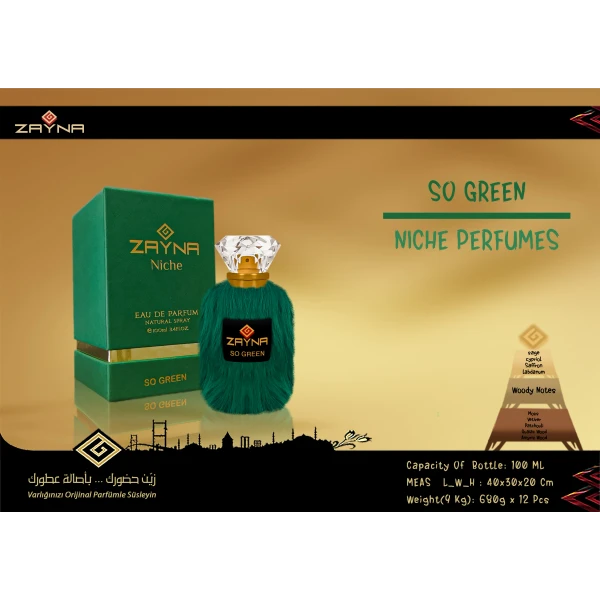 zayna so green 100 ml niche perfume