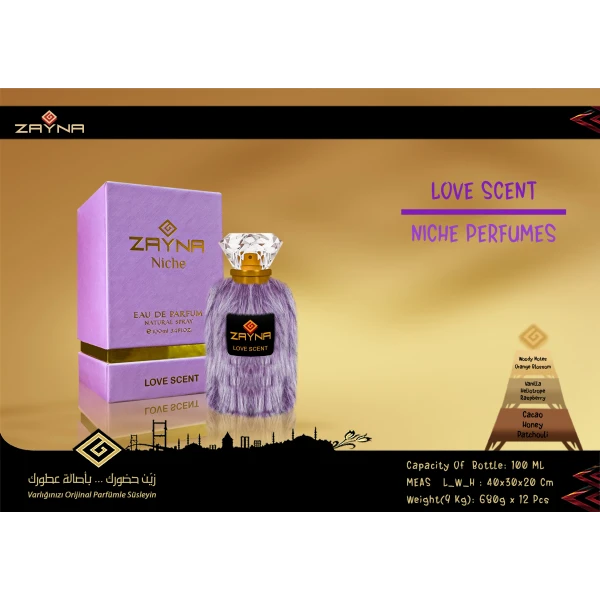 zayna love scent 100 ml niche perfume