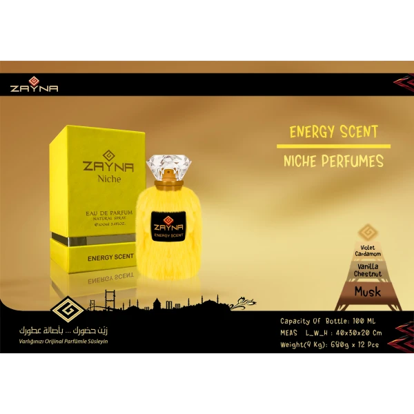 zayna energy scent 100 ml niche perfume