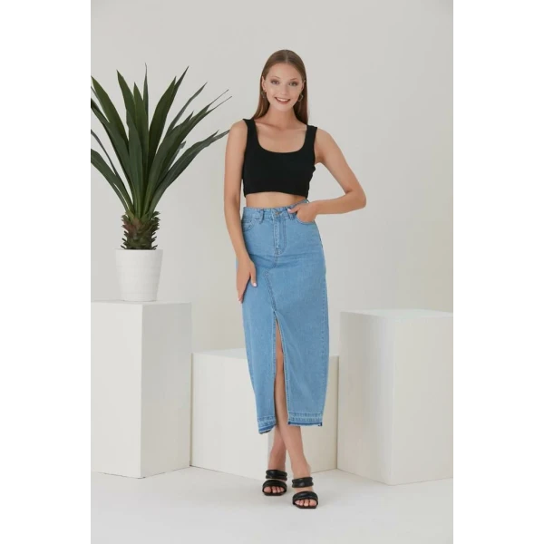 fashion jeans skirt
