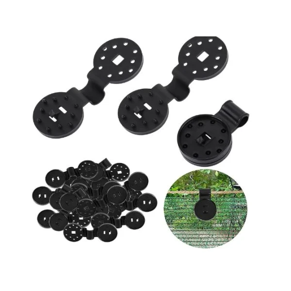 multipurpose plastic clip for shading fabrics, tents, and agricultural greenhouses