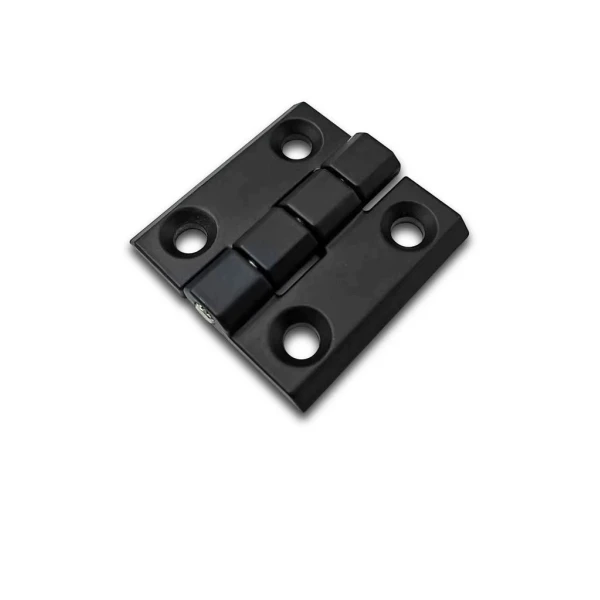 zinc alloy hinge (black powder coated)