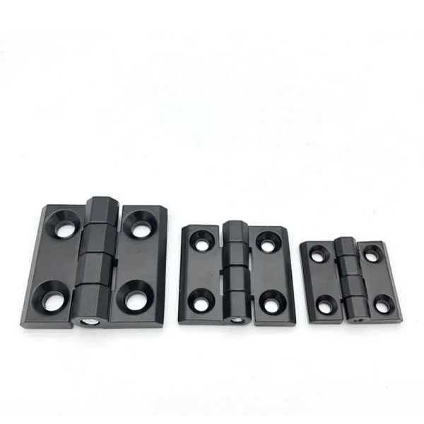 zinc alloy hinge (black powder coated)
