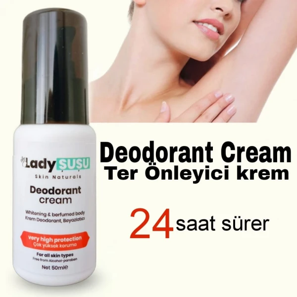 deodorant cream ter önleyici krem