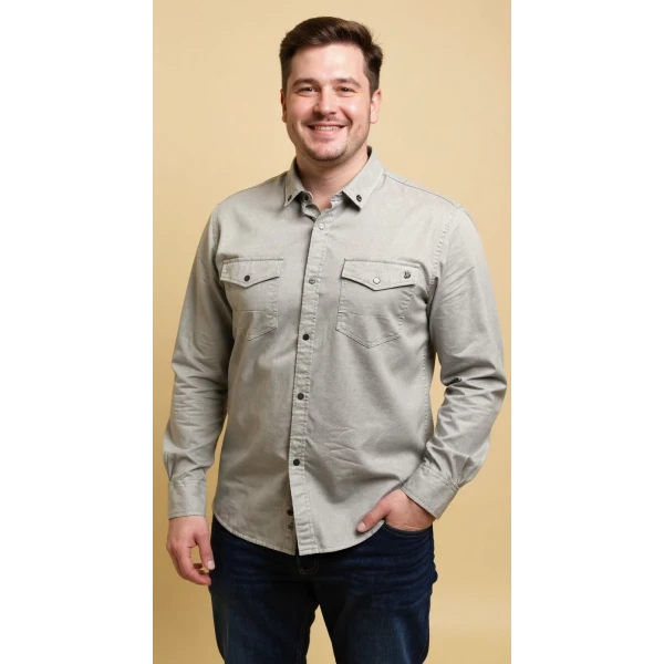 battal boy gabardine men's shirt