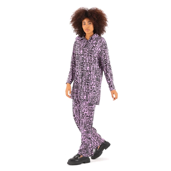 grils black alt üst takım pijama
