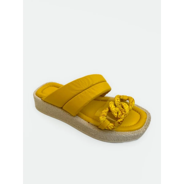 kadın gerçek deri dış slippers