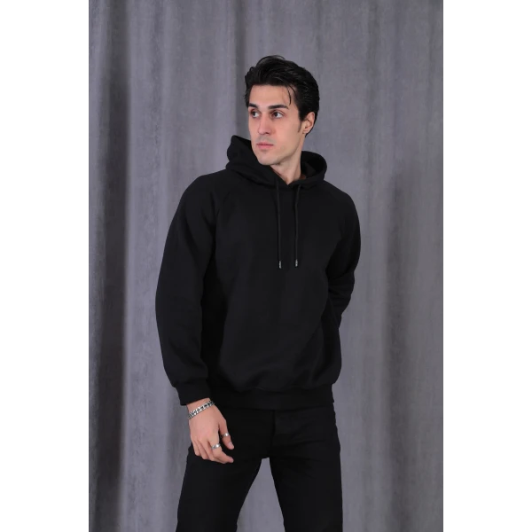black sweatshirt hoodie unisex