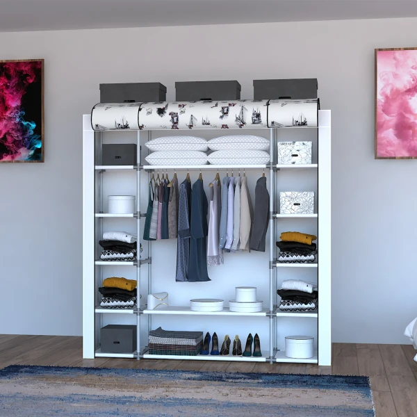 single hanger cloth wardrobe altair