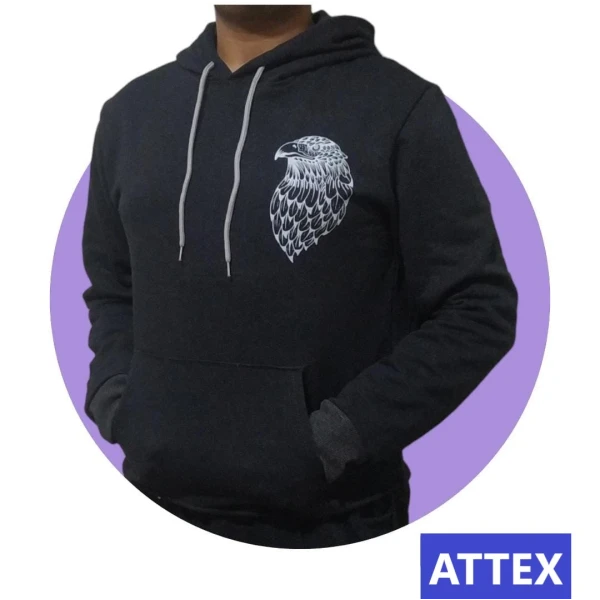 attex hoody sweatshirt with eagle logo