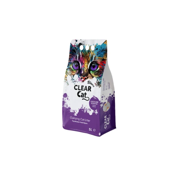 clear cat 10kgx2 pcs baby powder scented cat litter