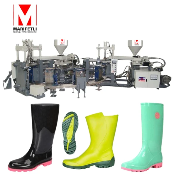 plastic shoe and gumboots-making machine